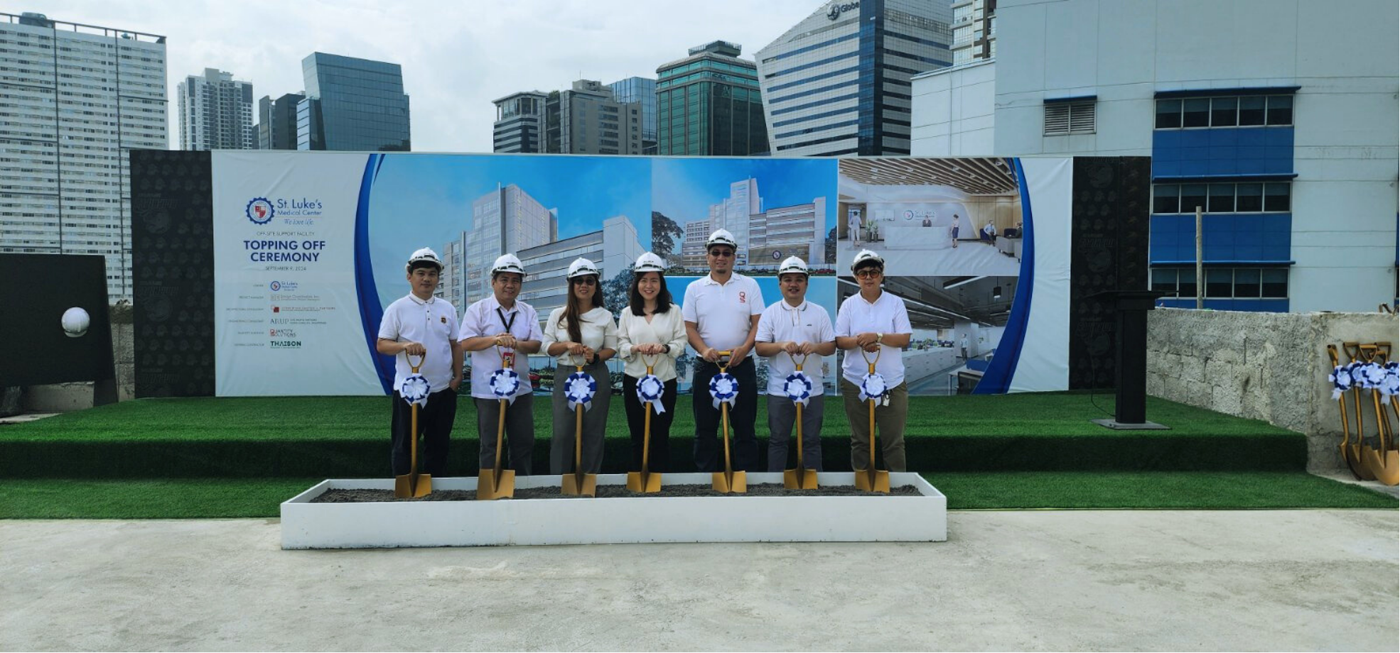 St. Luke's Medical Center Topping Off Ceremony for the SLMC Off-Site Support Facility in Makati City